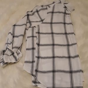 Philosophy Medium Womens Window Pane Plaid